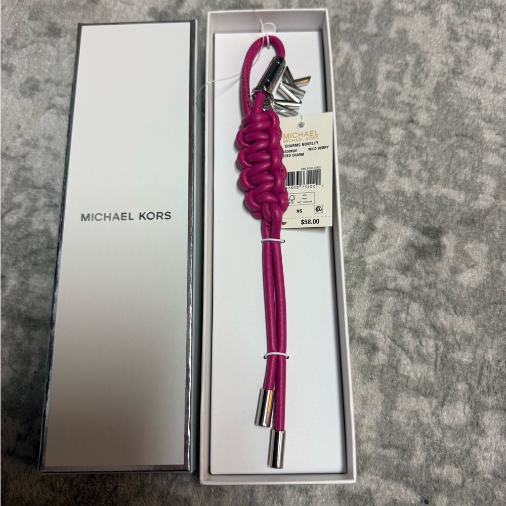 Michael Kors Fuchsia Key Holder